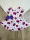 Bowtism Purple Floral Bunny Dress with Matching Bow - Bowtism